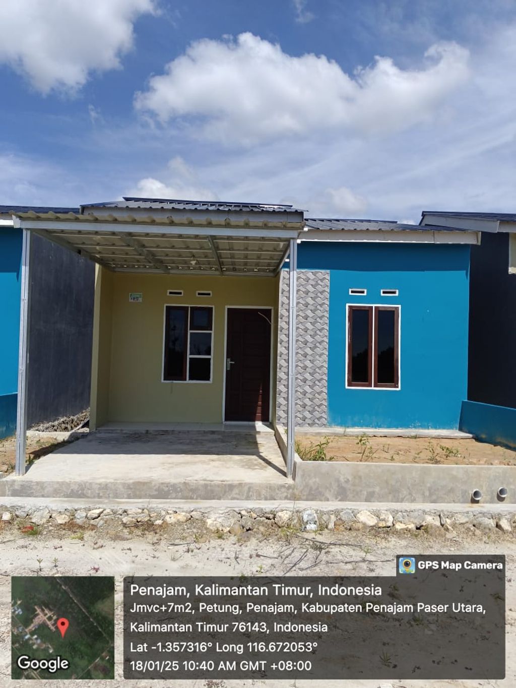 foto tampak rumah tipe 36 perumahan PAMULANG GARDEN 1