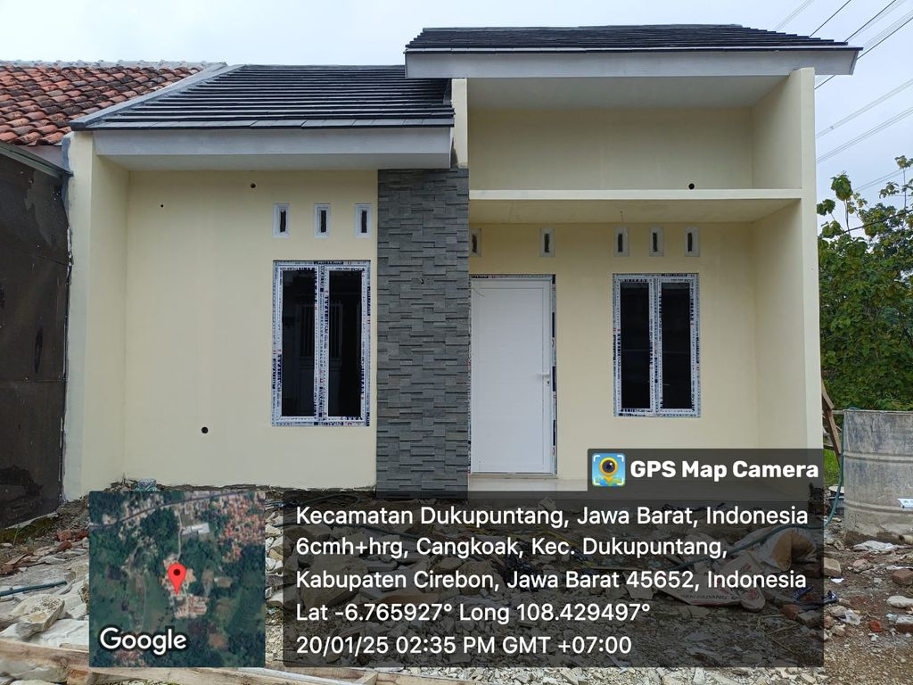 foto tampak rumah tipe 30/60 perumahan Bukit Nunggul Residence
