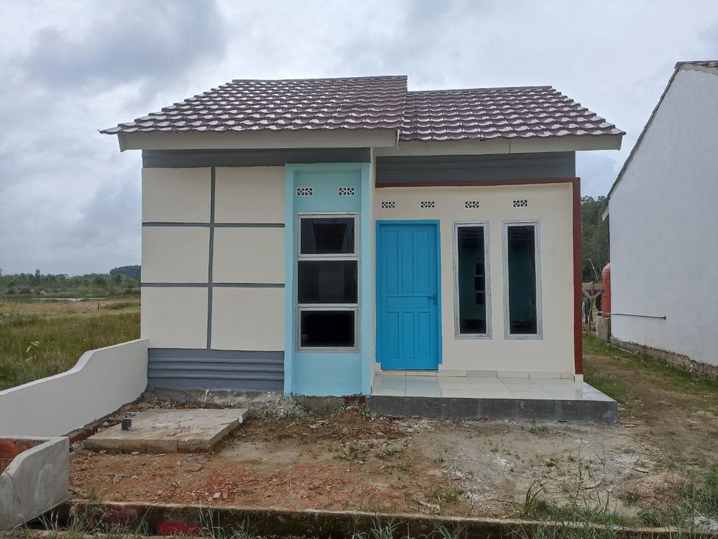 foto tampak rumah tipe 36 Subsidi perumahan GRAND PRATAMA JAYA 2