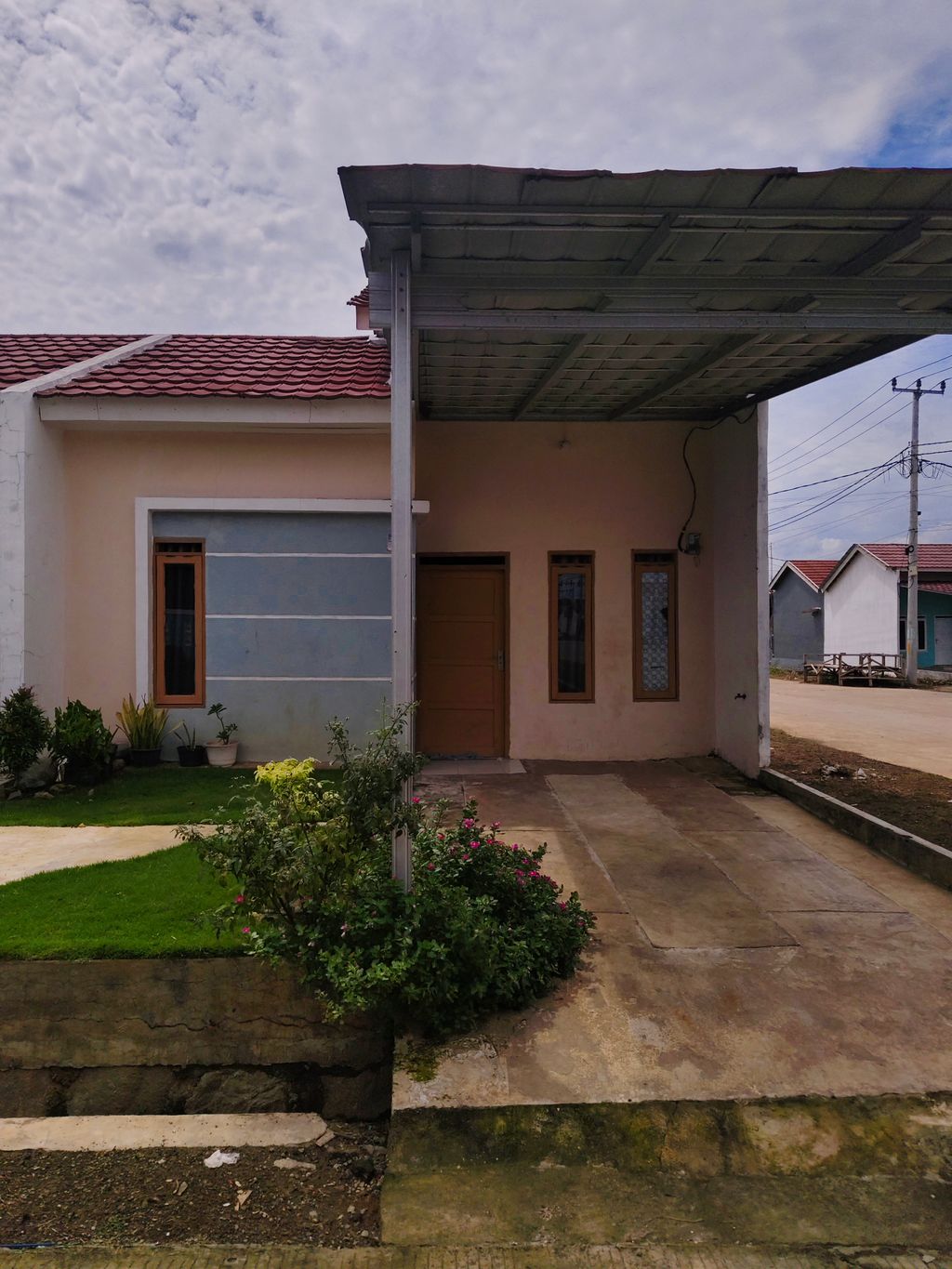 foto tampak rumah tipe 30/60 perumahan SAMARA JAYA