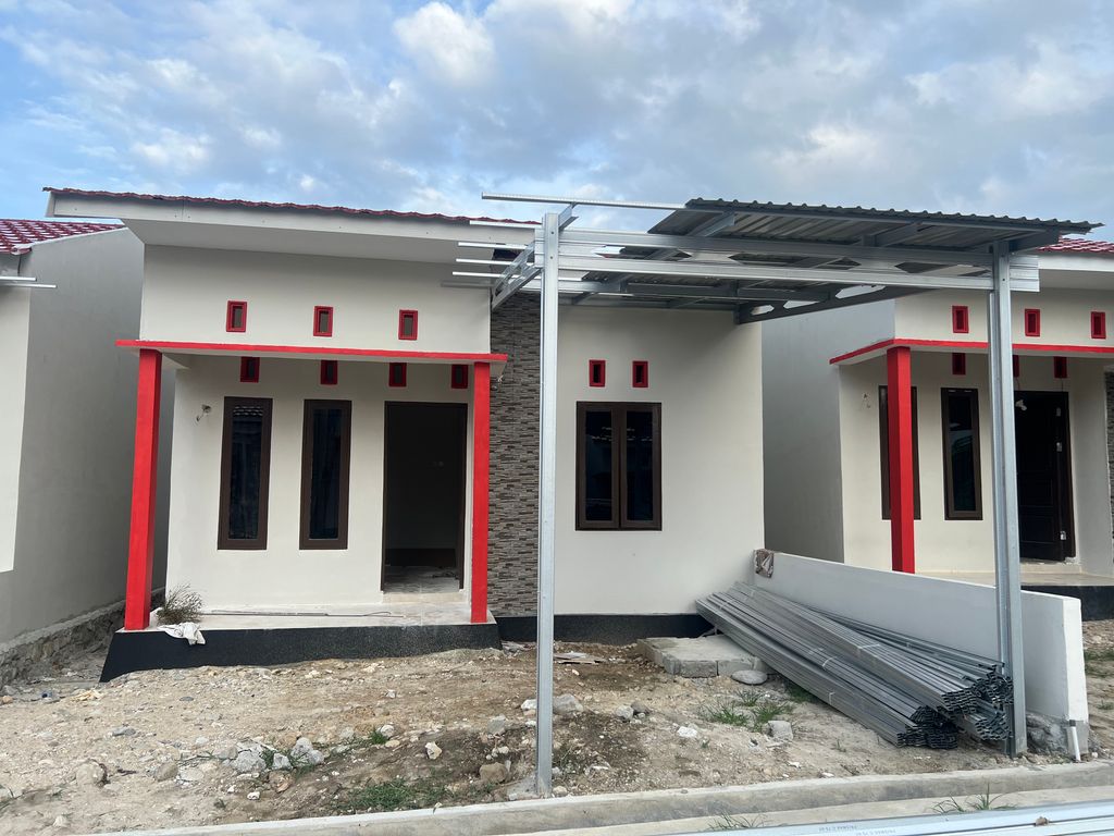 foto tampak rumah tipe subsidi 36 2025 perumahan Green Baliara Mandiri