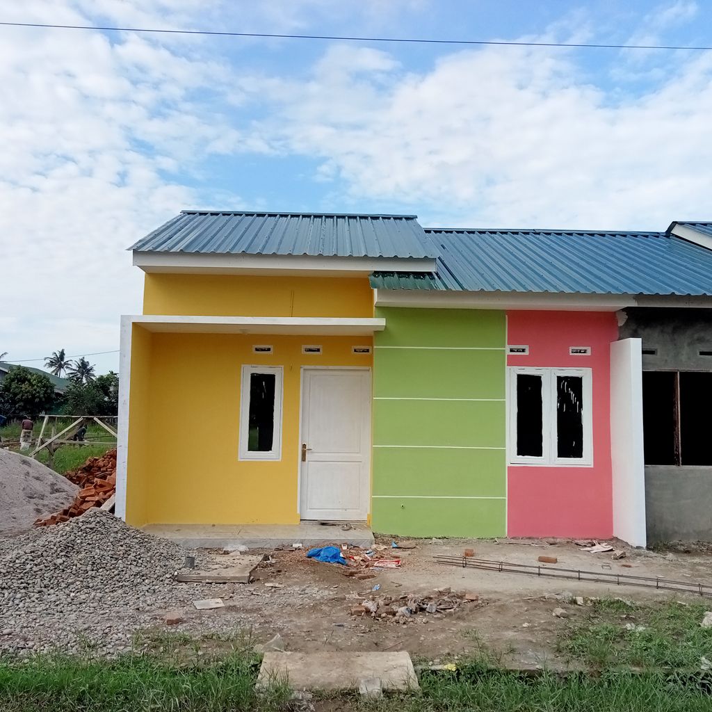 foto tampak rumah tipe 36 perumahan Perumahan Melati Raya 3