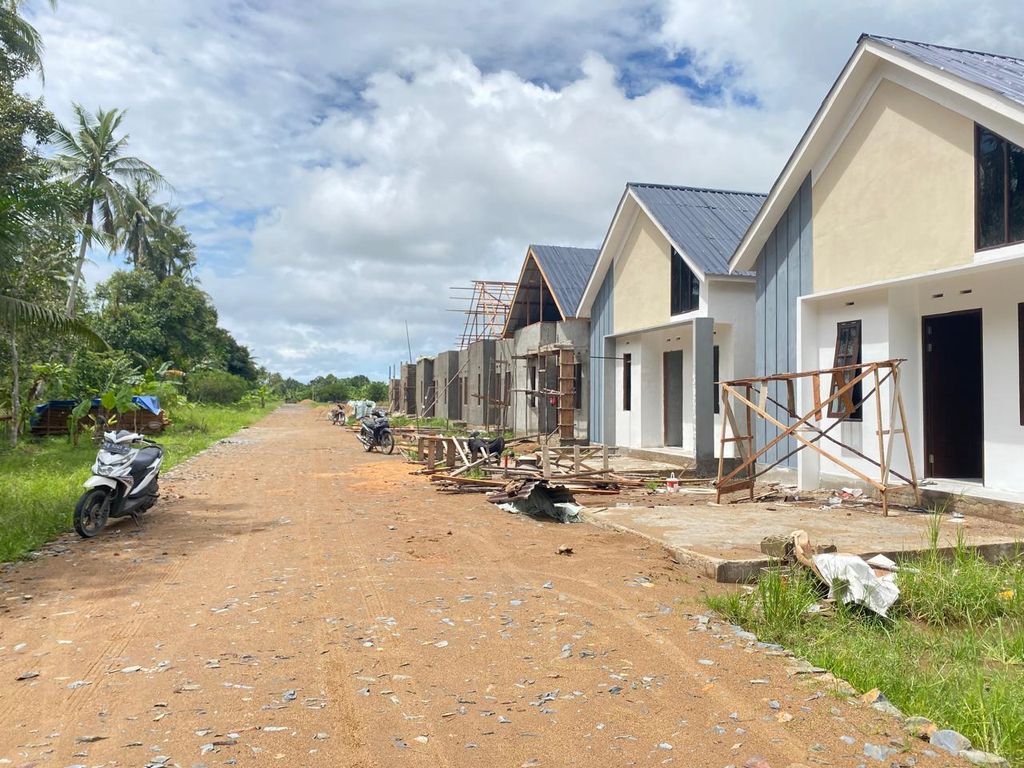 foto posisi tengah perumahan Mutiara Alam Segar