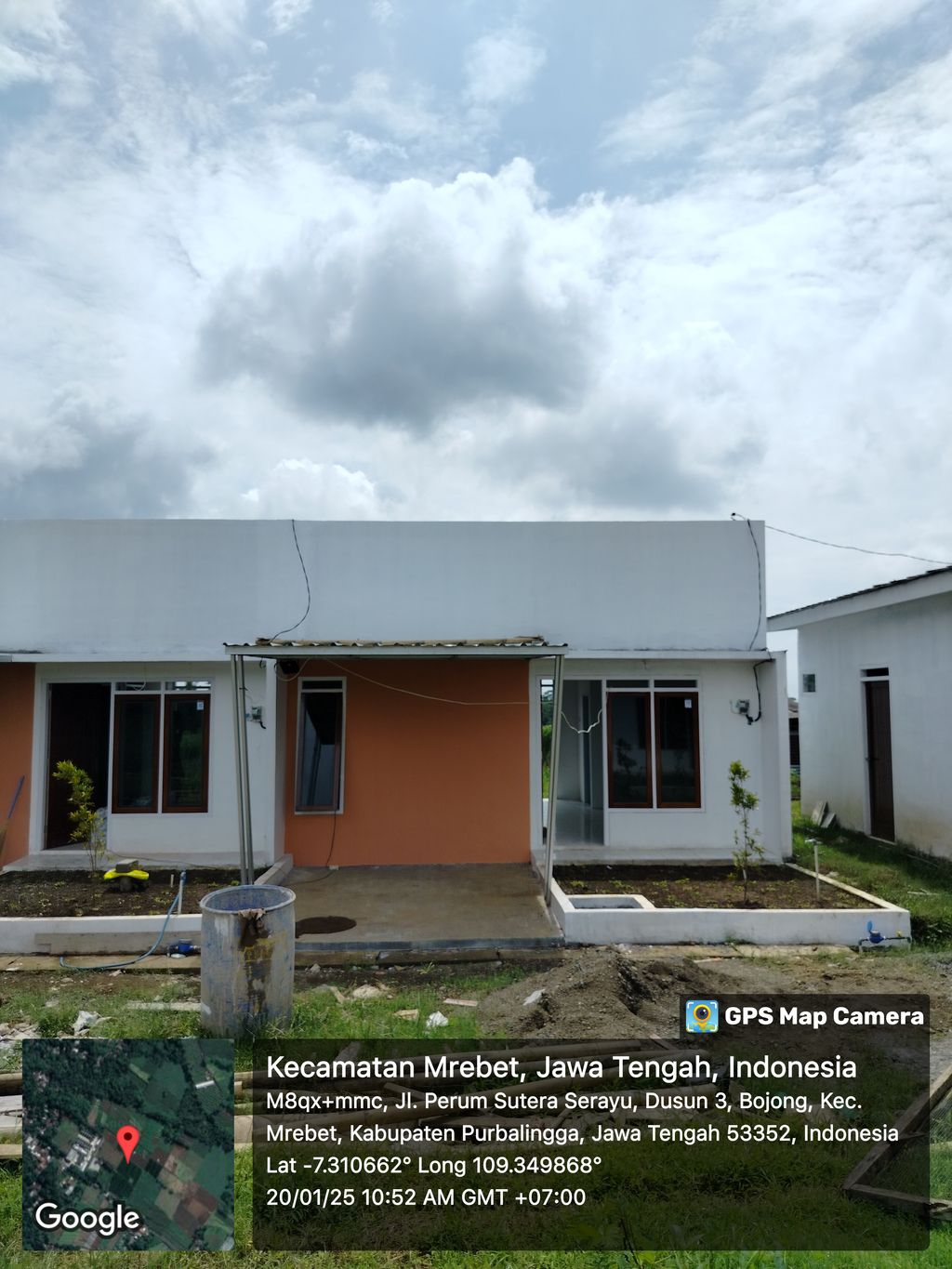 foto tampak rumah tipe 32/69,4 perumahan PERUMAHAN SUTERA SERAYU 2