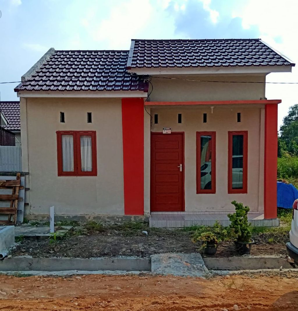 foto tampak rumah tipe RSH 36 2025 perumahan RINDU SERUMPUN 8