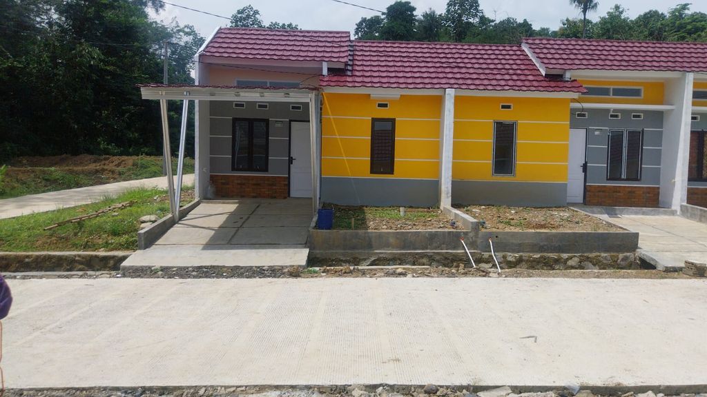 foto tampak rumah tipe 27/60 perumahan BUMI YASMIN PERMAI