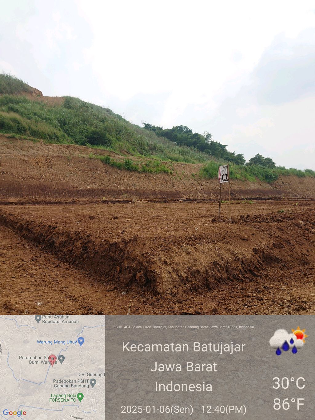 foto denah rumah tipe 30 perumahan Saluyu Bumi Wangsa