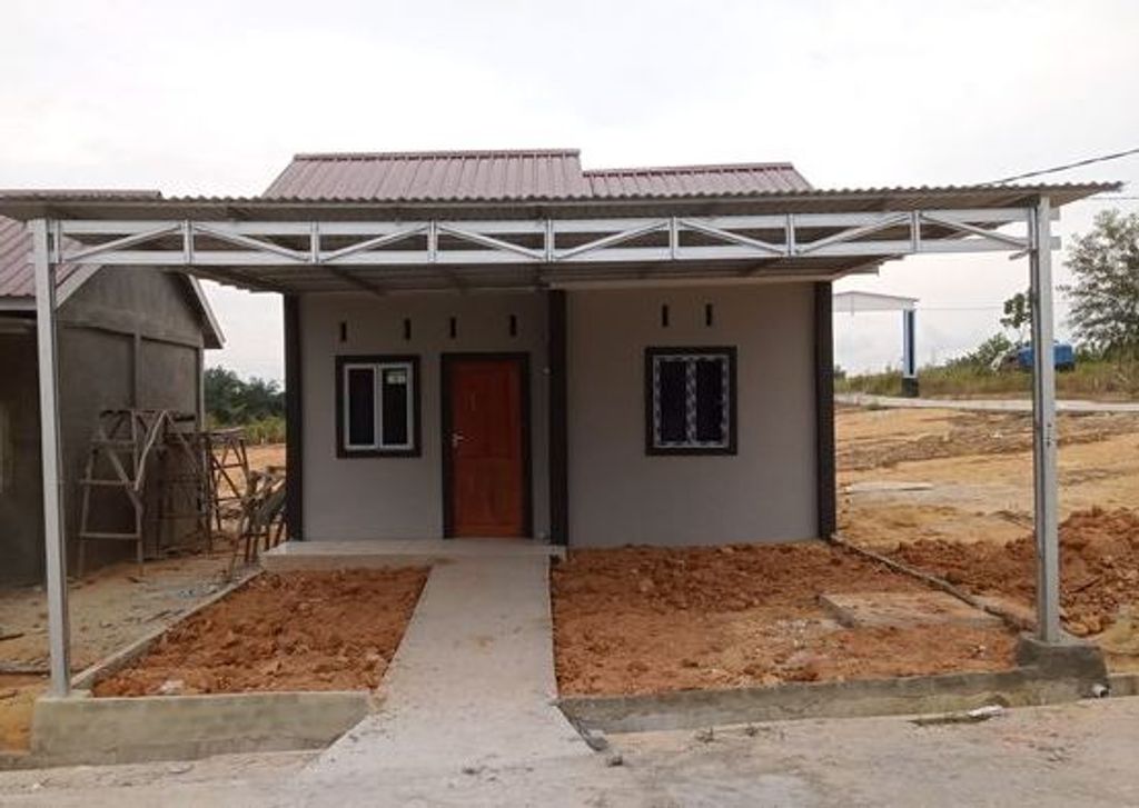 foto tampak rumah tipe RSH 36 Update 2025 perumahan Griya Ceras Sentosa