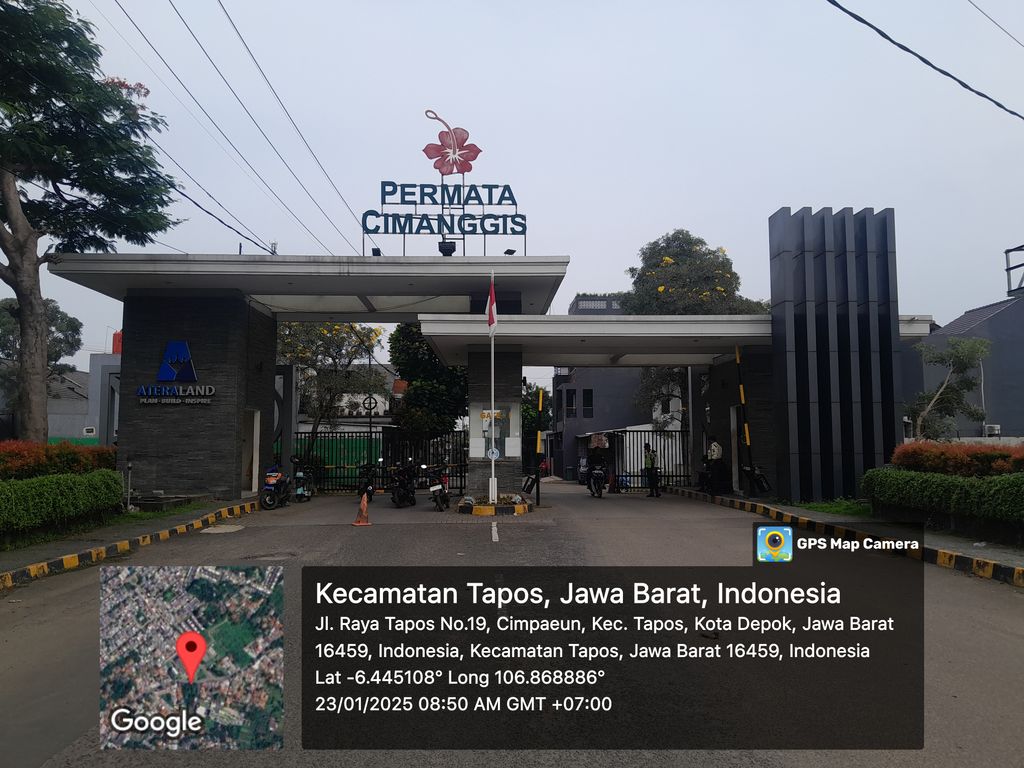 foto gerbang perumahan PERUMAHAN PERMATA CIMANGGIS THP 3
