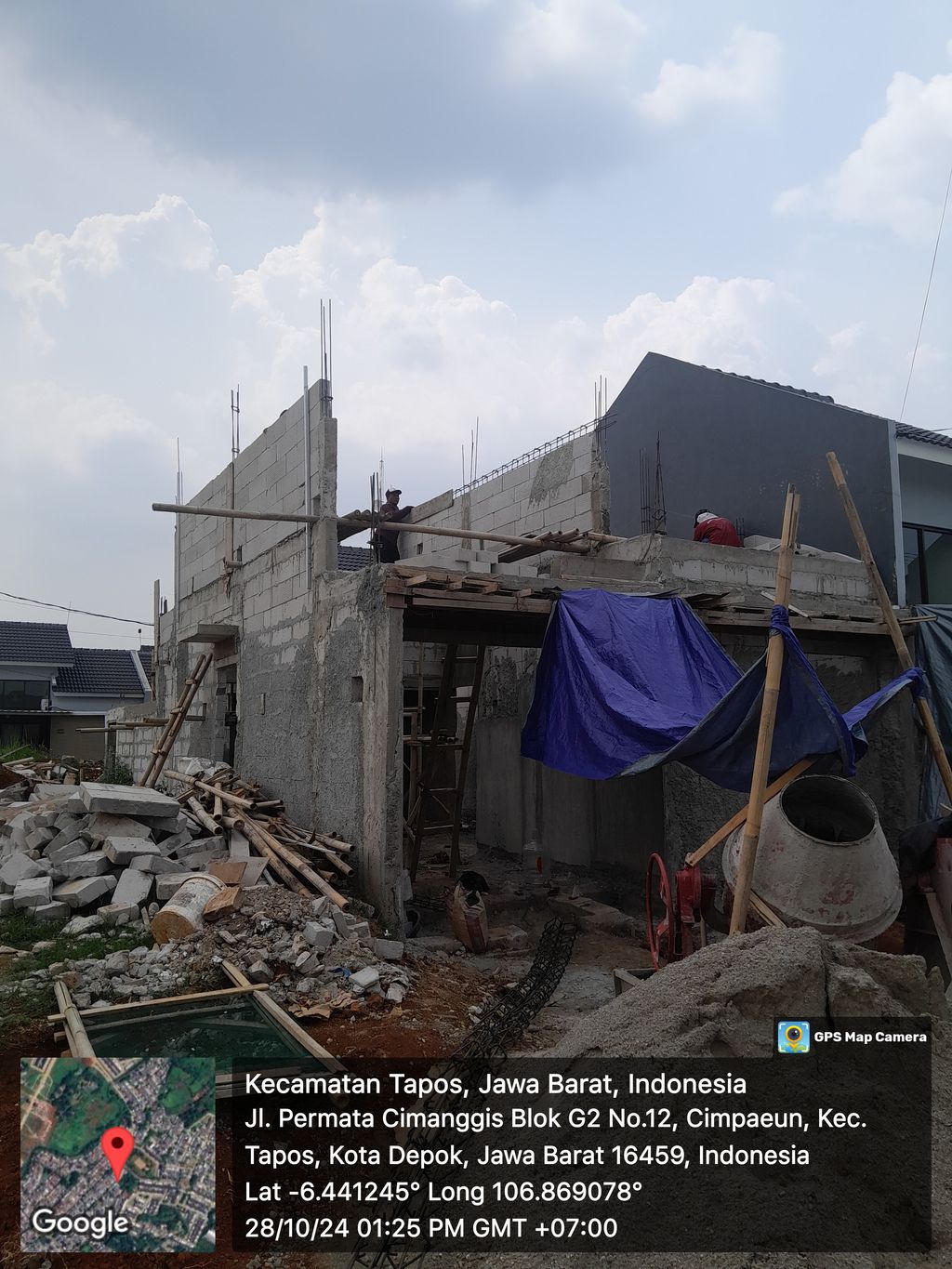 foto posisi tengah perumahan PERUMAHAN PERMATA CIMANGGIS THP 3