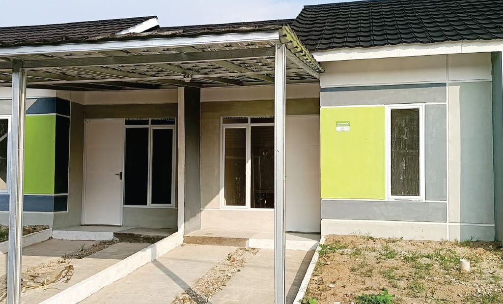foto tampak rumah tipe Rumah Subsidi perumahan Pesona Jati Indah Cibungur