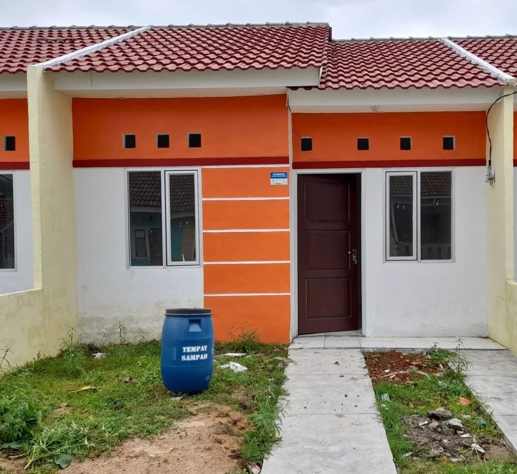 foto tampak rumah tipe 29/60 perumahan Bumi Cikarang Makmur 2