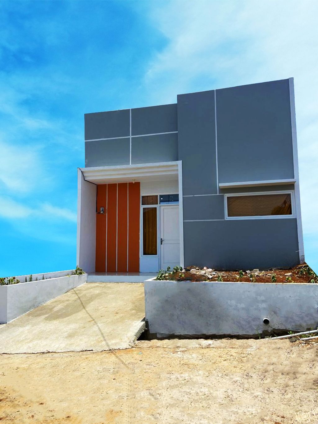 foto tampak rumah tipe 32 Model baru perumahan Perumahan Tapos Sejuk