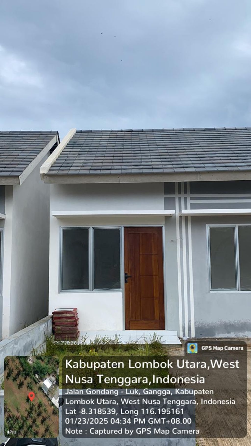 foto tampak rumah tipe 30 perumahan Perumahan Graha Mutiara Utara