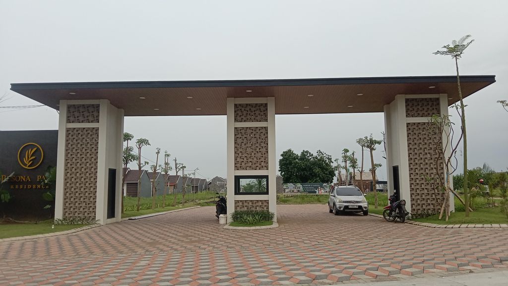 foto gerbang perumahan PESONA PARK RESIDENCE 2