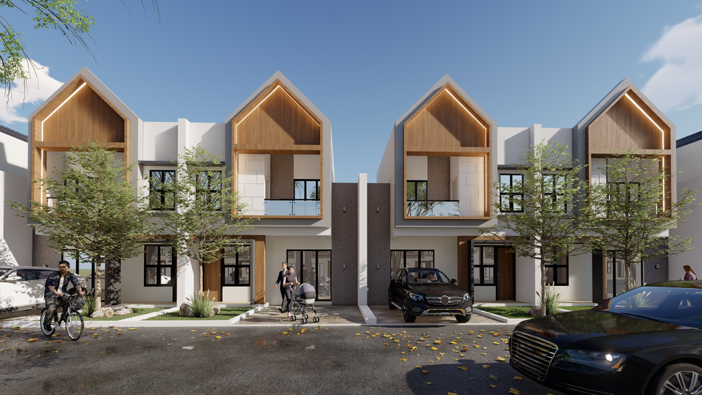 foto tampak rumah tipe GANESHA perumahan GREEN BABELAN ASRI 3