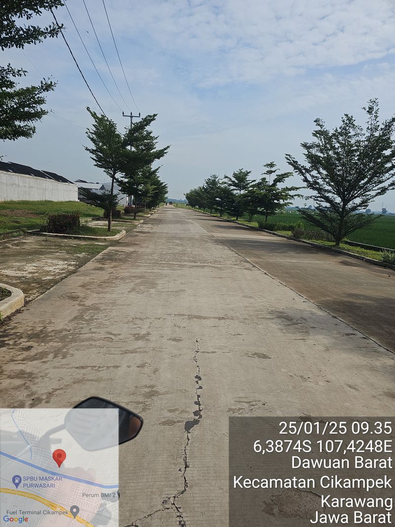 foto posisi tengah perumahan Gading Elok 3