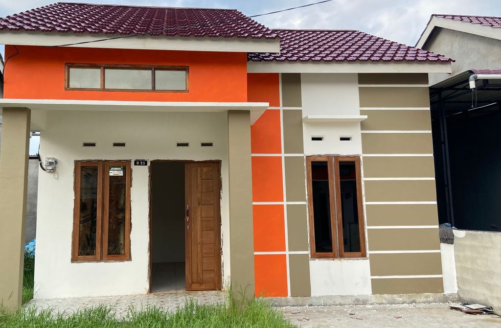 foto tampak rumah tipe 36 perumahan RENGAS PERMAI C D