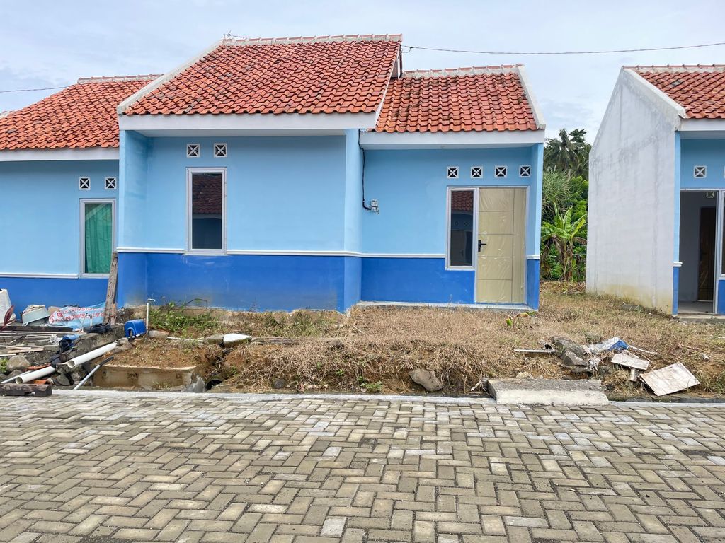 foto tampak rumah tipe 30/62 BLOK E NO 56 SUBSIDI perumahan GRAND MAHKOTA SULTAN 4
