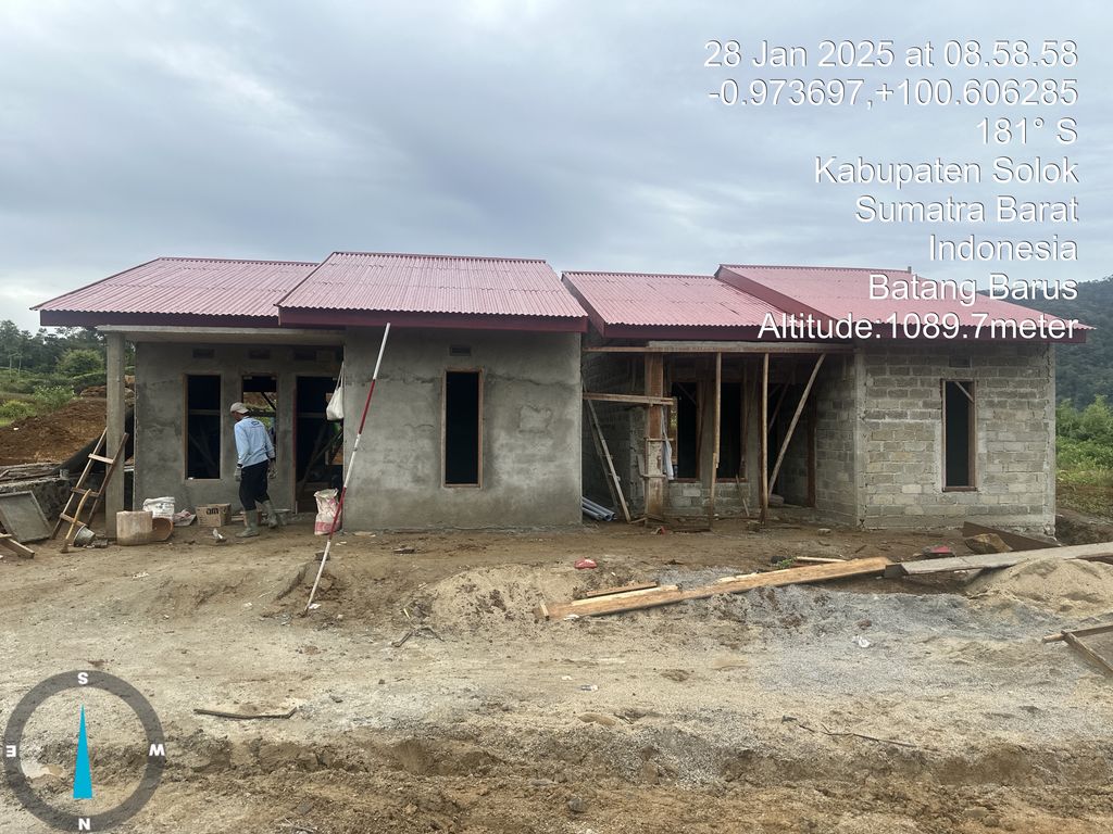 foto posisi tengah perumahan GENTA RESIDENCE