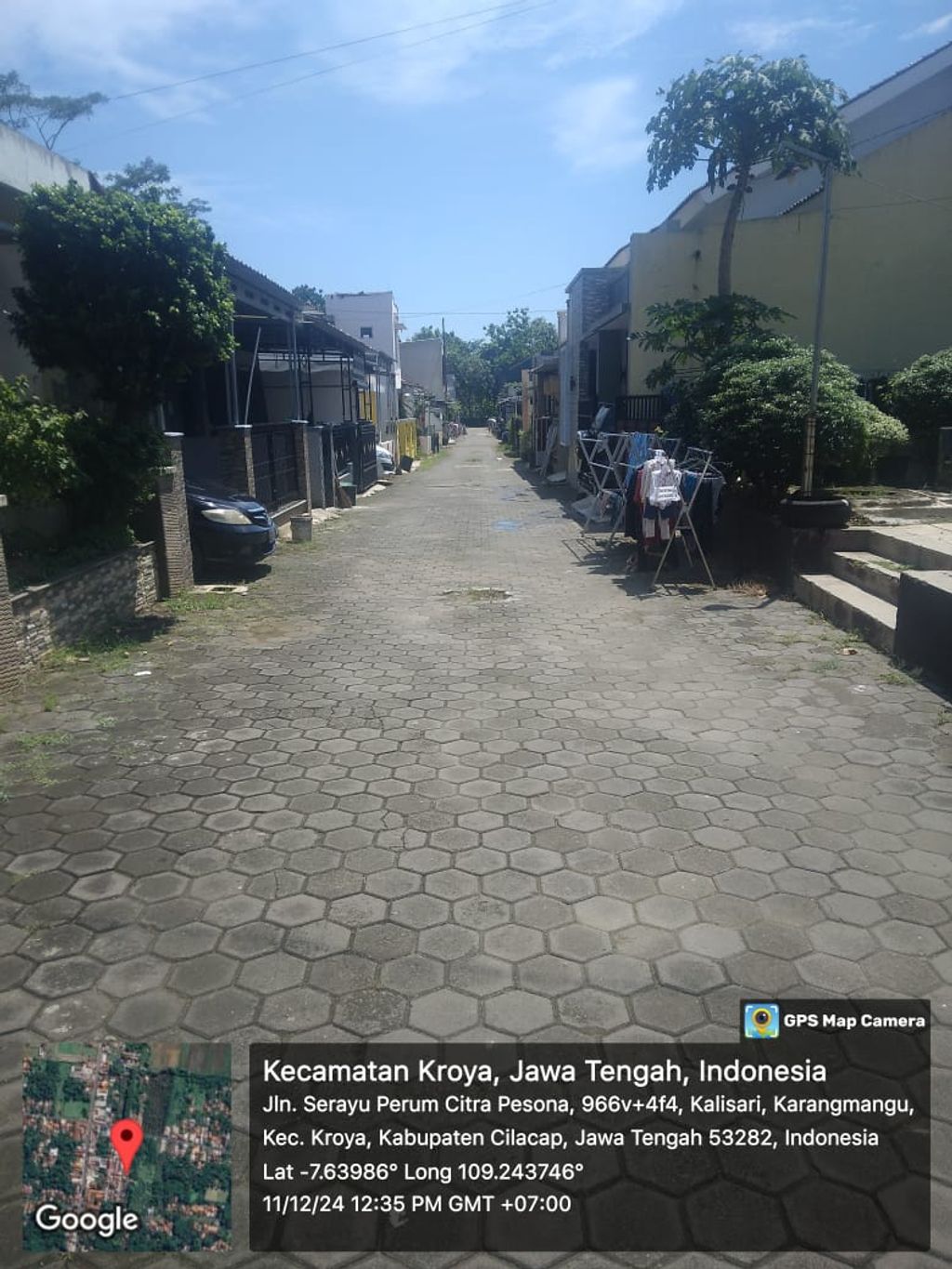 foto posisi tengah perumahan CITRA PESONA KARANGMANGU
