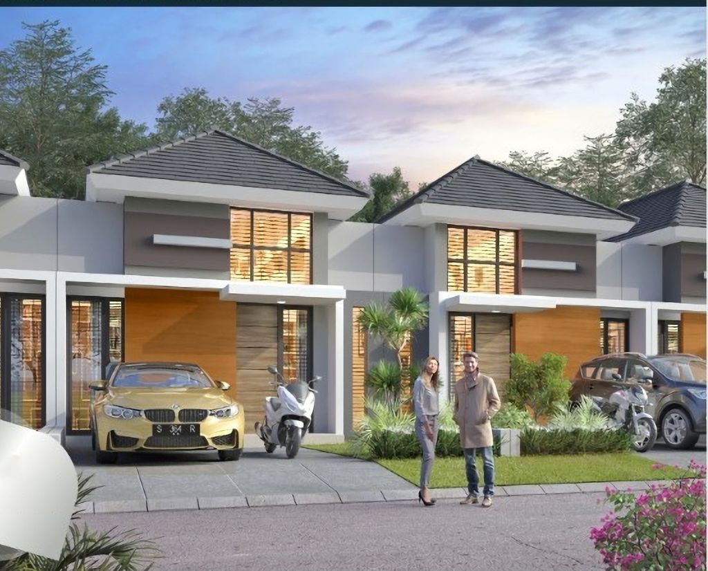 foto tampak rumah tipe 36/72 perumahan Graha Pesona 3