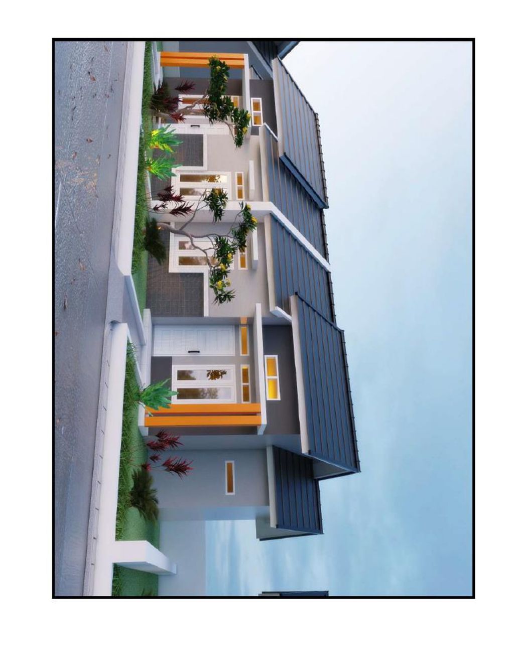 foto tampak rumah tipe 36 perumahan SARILAMAK RESIDENCE 2