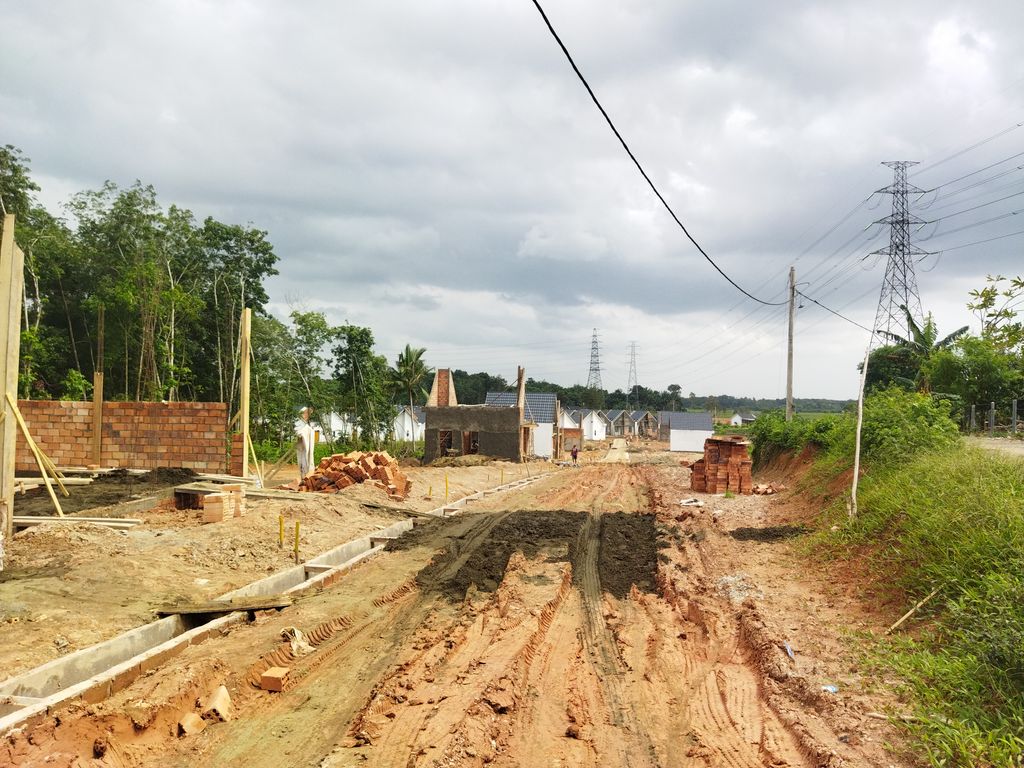 foto gerbang perumahan PERUMAHAN VILLA AESTHETIC