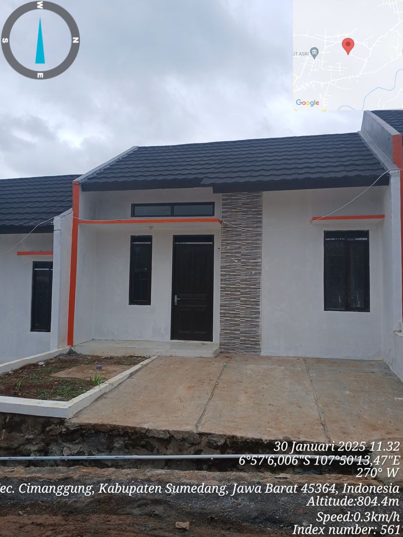 foto contoh rumah perumahan Bumi Pasir Nanjung Indah