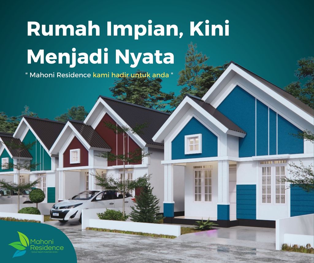 foto tampak rumah tipe 36 perumahan MAHONI RESIDENCE TAHAP 2