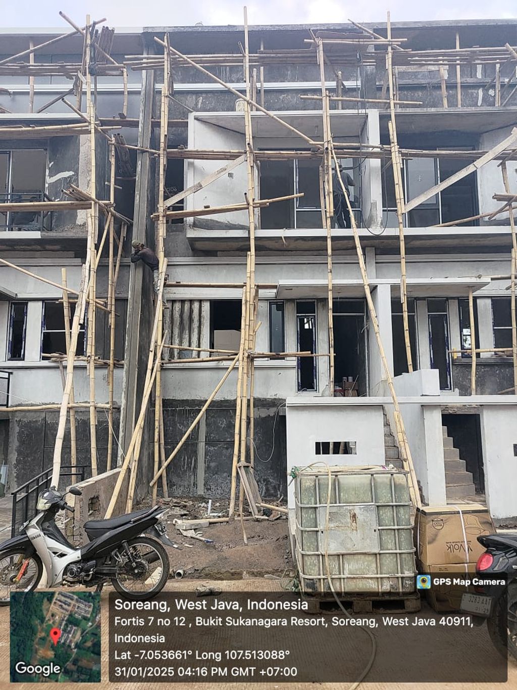 foto tampak rumah tipe 50 Compact (3 kamar) (400) perumahan Bukit Sukanagara Resort