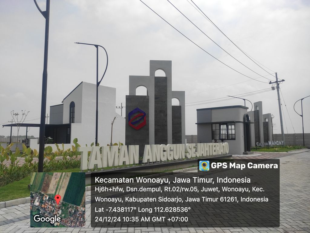 foto gerbang perumahan TAMAN ANGGUN SEJAHTERA 10 TAHAP A