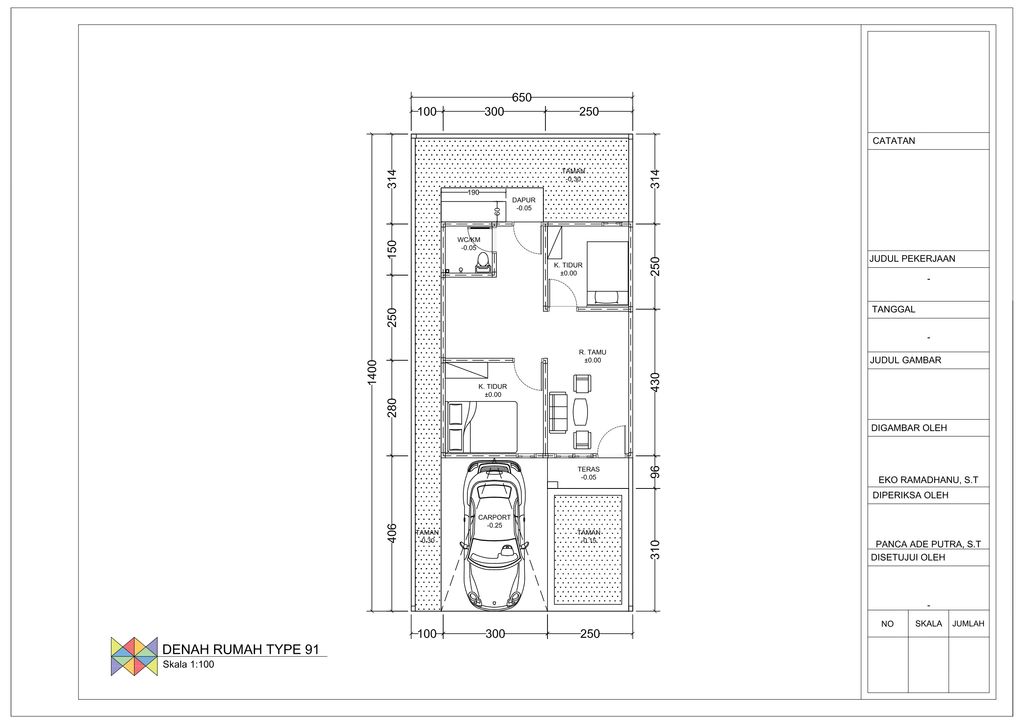 foto denah rumah tipe CITRA BUANA RESIDENCE 2 KOMERSIL perumahan CITRA BUANA RESIDENCE 2