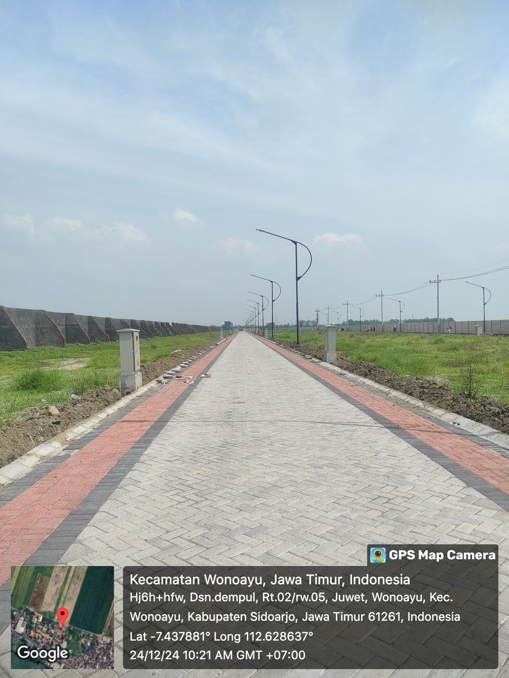 foto posisi tengah perumahan TAMAN ANGGUN SEJAHTERA 10 TAHAP A