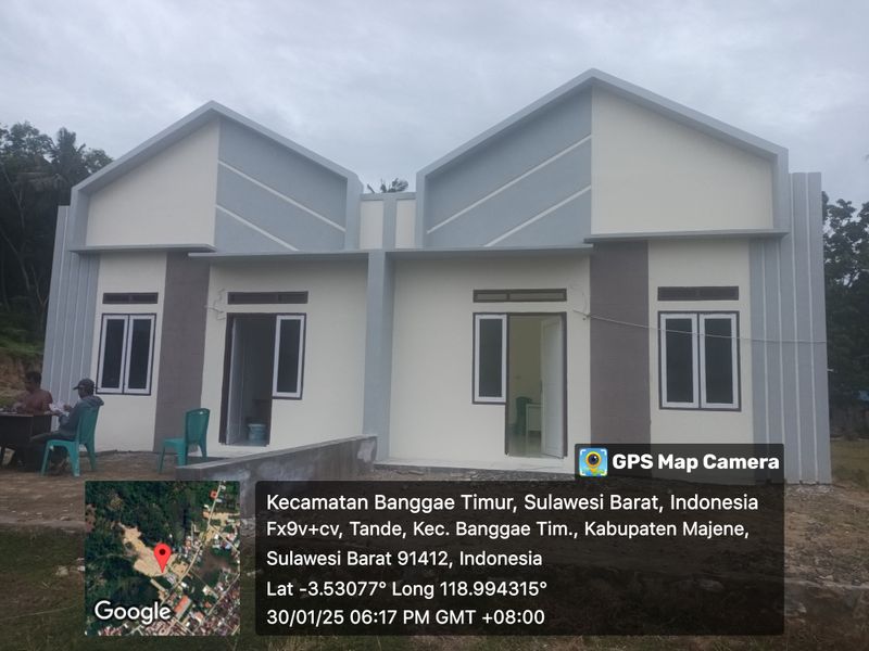 foto posisi tengah perumahan Mattangnga Land