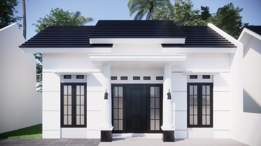 foto tampak rumah tipe 36 perumahan SEJAHTERA REGENCY TAHAP 2