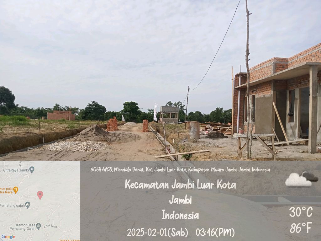 foto posisi tengah perumahan BANAMA REGENCY 3