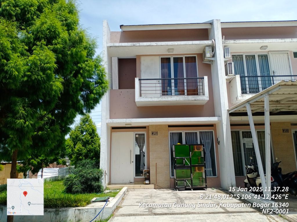 foto tampak rumah tipe NF2-0001 perumahan SERPONG NATURA CITY
