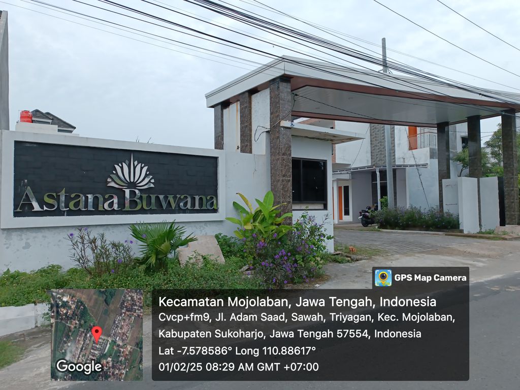 foto gerbang perumahan Astana Buwana 2