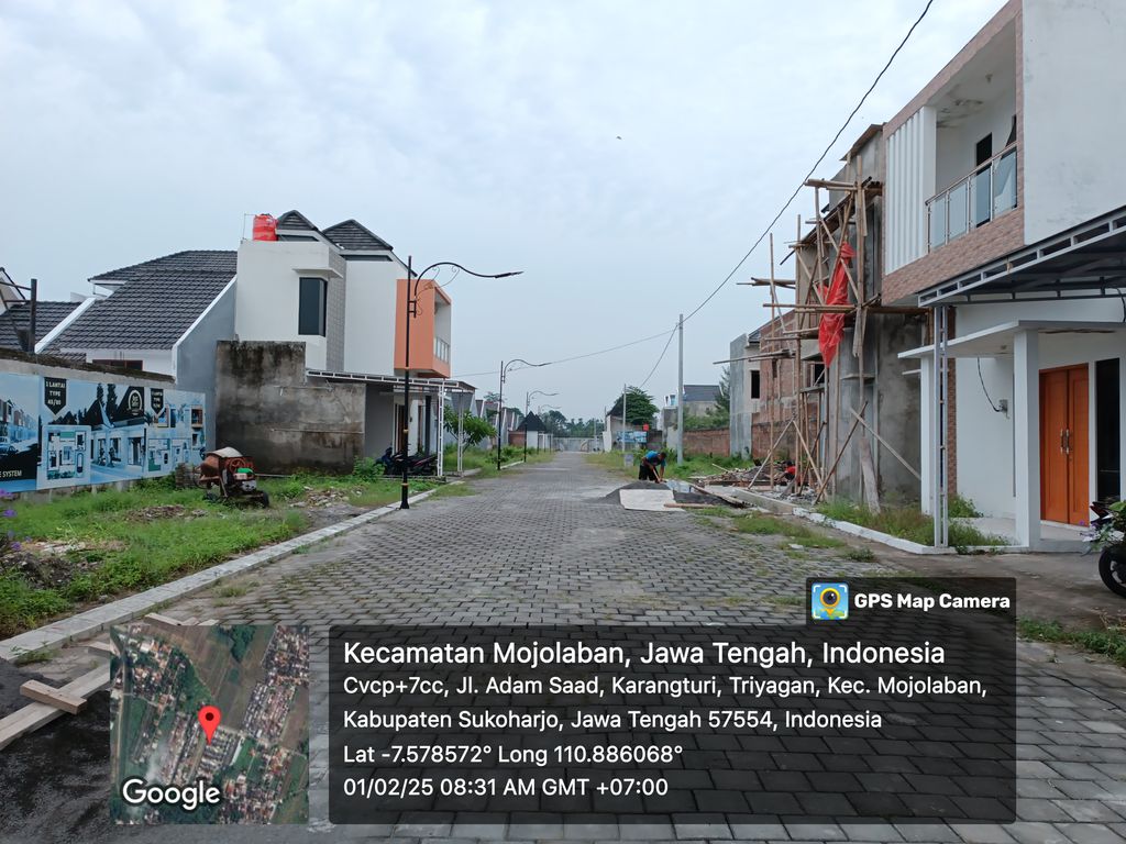 foto posisi tengah perumahan Astana Buwana 2