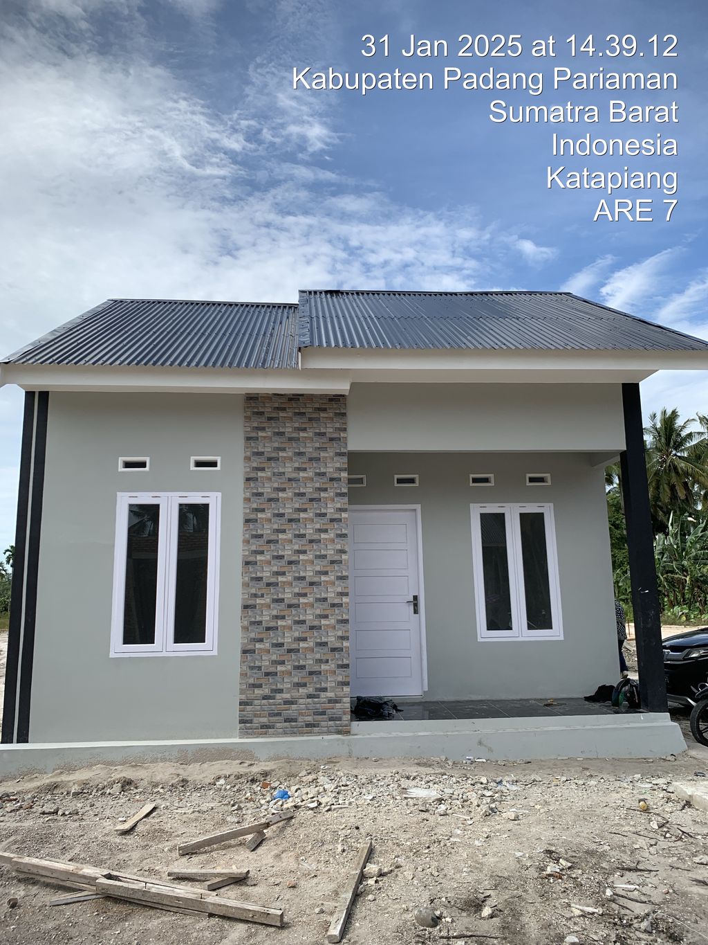 foto tampak rumah tipe 36 perumahan Alana Residence 7