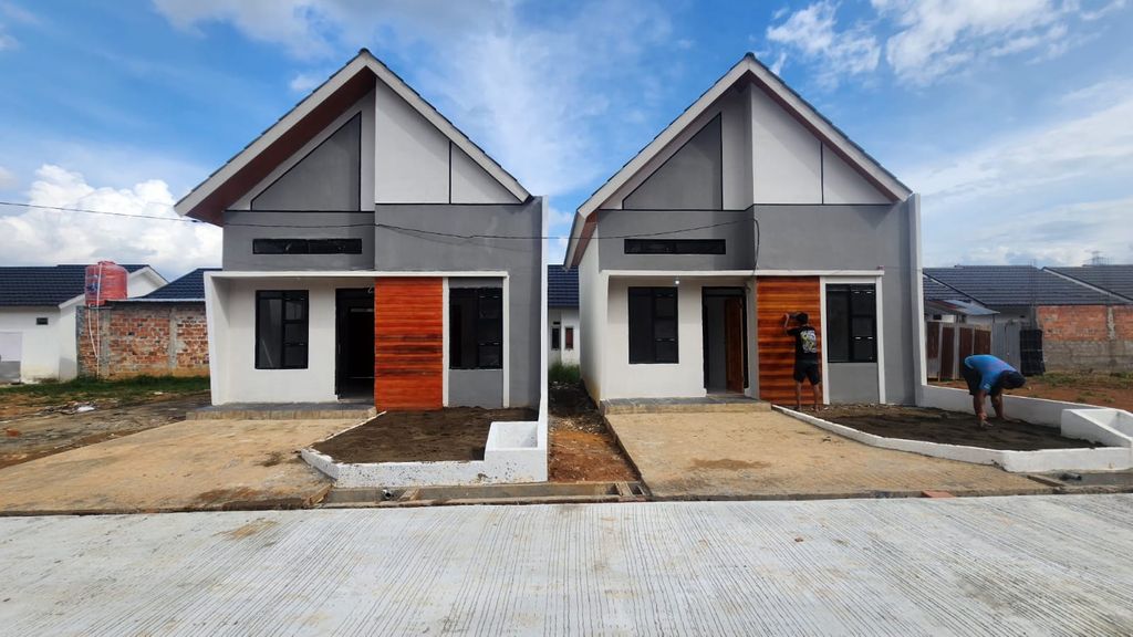 foto tampak rumah tipe 36 perumahan PERUMAHAN VILLA AESTHETIC