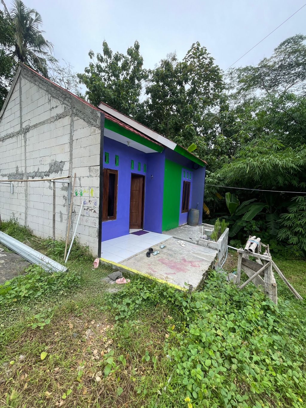 foto tampak rumah tipe BLOK D10 36/66 perumahan GUNUNG BATUR RESIDENCE