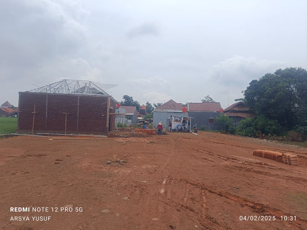 foto posisi tengah perumahan Al Mazaya Residence