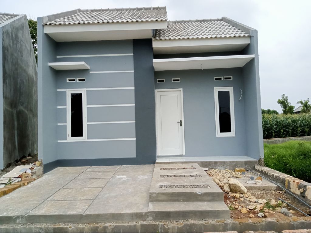 foto tampak rumah tipe ALPA perumahan SURYA MADANI DUA
