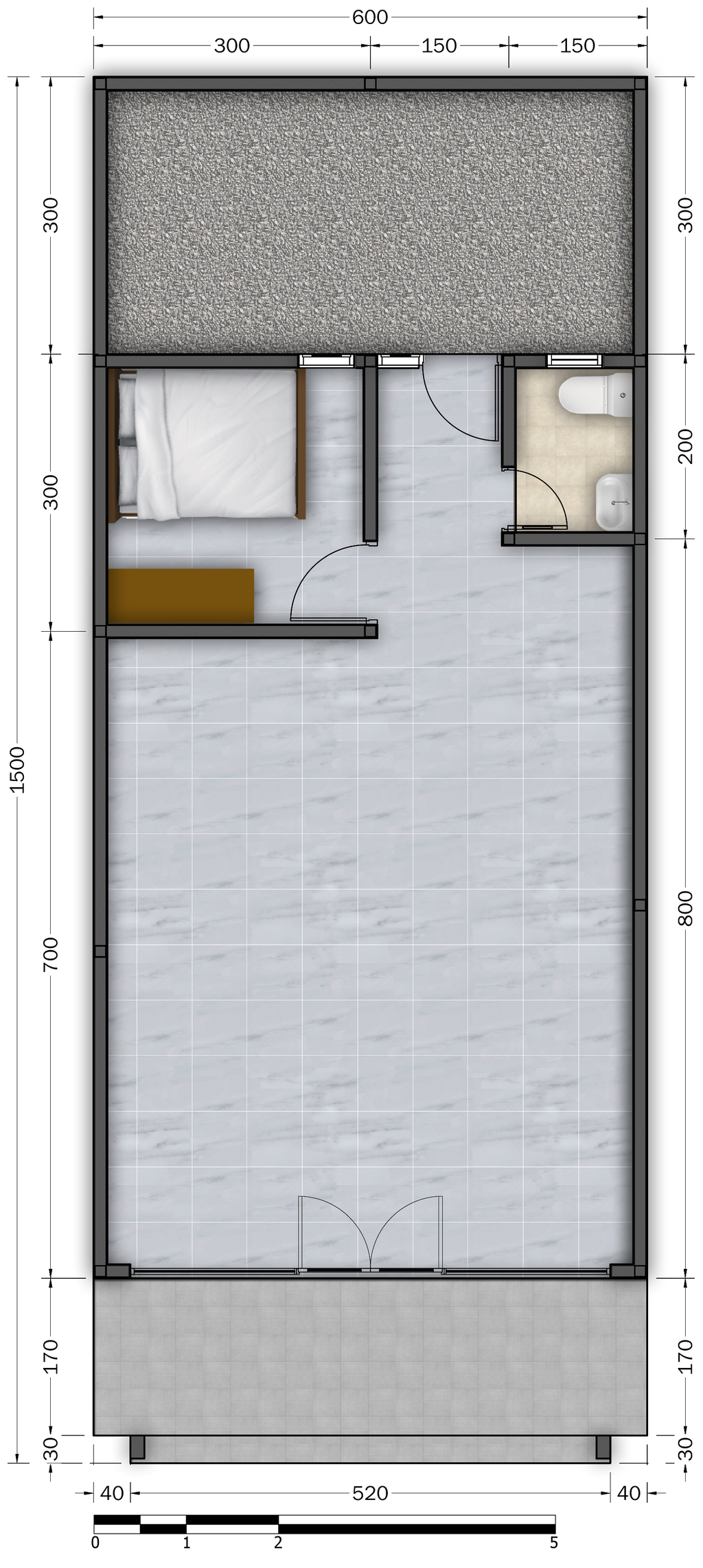 foto denah rumah tipe AMERTA perumahan AMERTA RESIDENCE MANDAI TAHAP 2