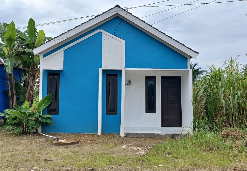 foto tampak rumah tipe 36 perumahan AS SHOFA