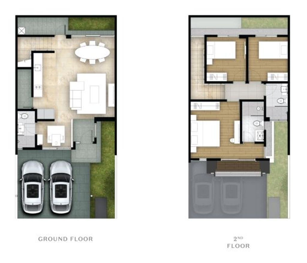 foto denah rumah tipe 118 (7x16) perumahan Cluster Welton