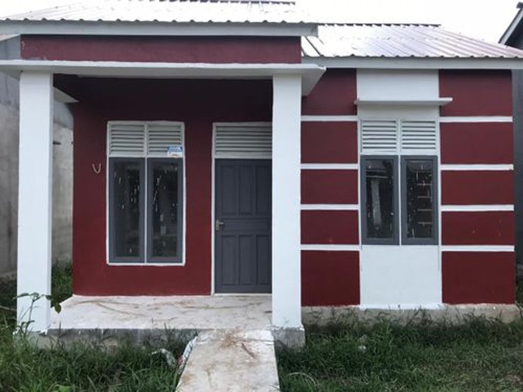 foto tampak rumah tipe 36 HARGA TERBARU 2024 perumahan DARUSSALAM BAHAGIA TAHAP 2