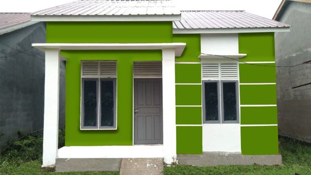 foto tampak rumah tipe 36 HARGA TERBARU 2024 perumahan RAUDAH INDAH TAHAP 2